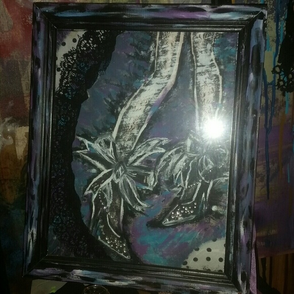 Two piece series original multi medium art - Picture 3 of 3